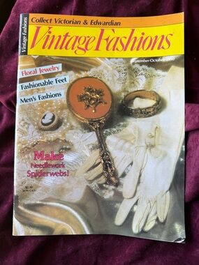 Collect Edwardian and Victorian Fashions Magazine Sept. October 1990 Edition